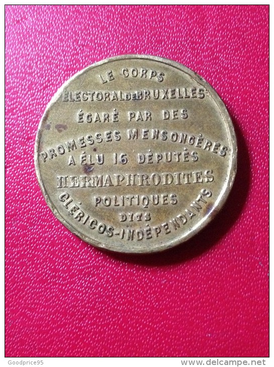 RARE MEDAILLE "INDEPENDANTS DU 10 JUIN 1884" - Adel