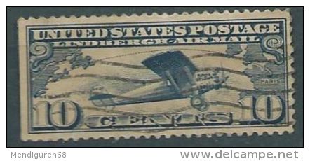 USA 1926-28 AIRMAIL Undbergh USED  10c SC C10 MI 306 SG PA10 YV A646 - 1a. 1918-1940 Used