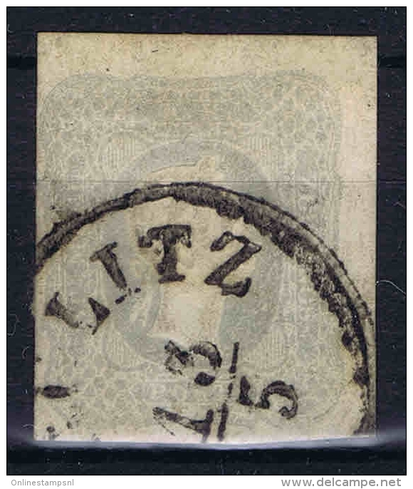 Austria, Newspaper Stamp Yv Nr 8  Used Obl  1861 - Giornali