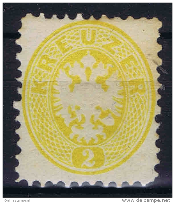 Austria,  1863 Mi Nr 30 MH/* But Perfo 10.75 (ND?) - Unused Stamps