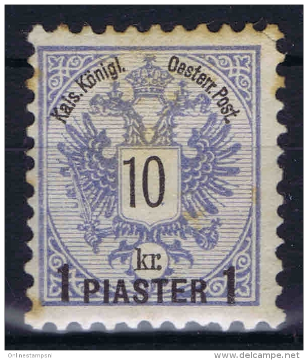 Austrian Levant ,  Yv Nr 17   MH/* - Oostenrijkse Levant