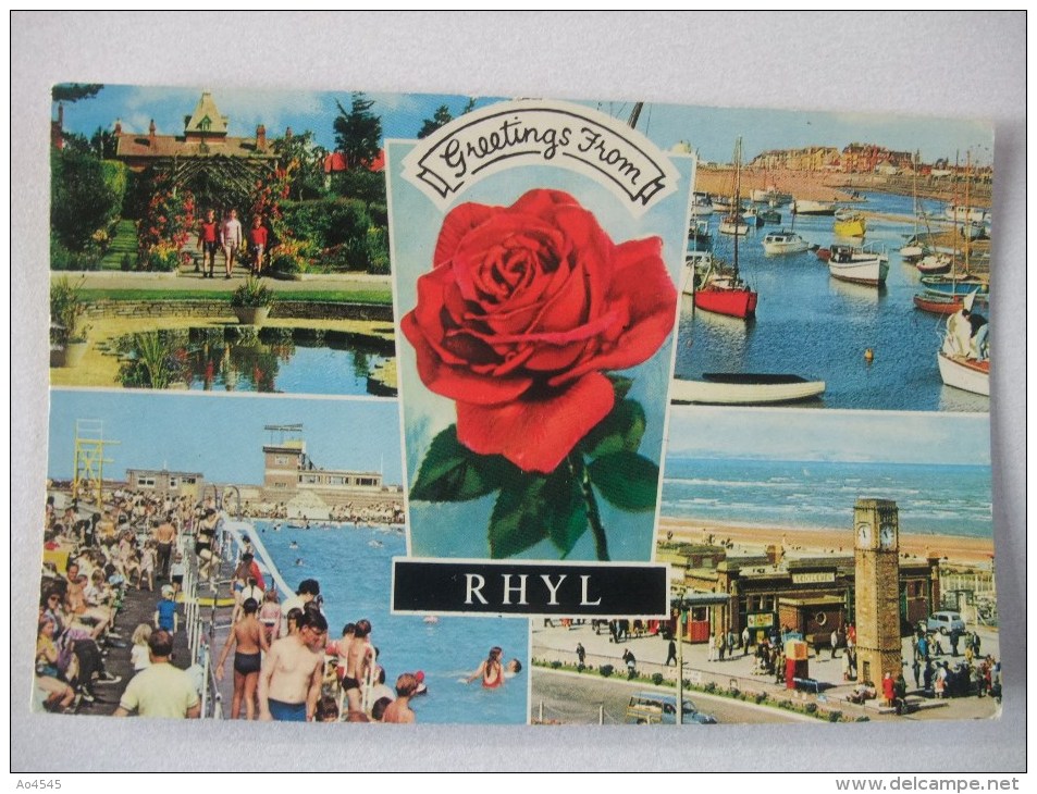 H95 Postcard Rhyl - Municipios Desconocidos