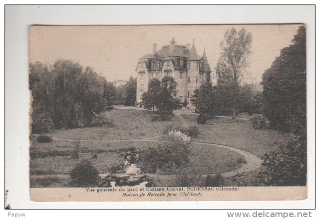 3 Cartes - GIRONDE - PODENSAC - Château Chavat - Autres & Non Classés