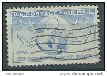 USA 1949 AIRMAIL U.P.U.-Globe And Doves  15c USED  SC C43 MI 602 SG PA42 YV A985 - 2a. 1941-1960 Usados