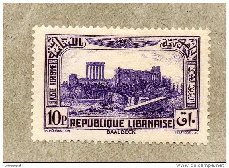 GRAND-LIBAN : Sites : Baalbeck - Patrimoine - Histoire - - Poste Aérienne