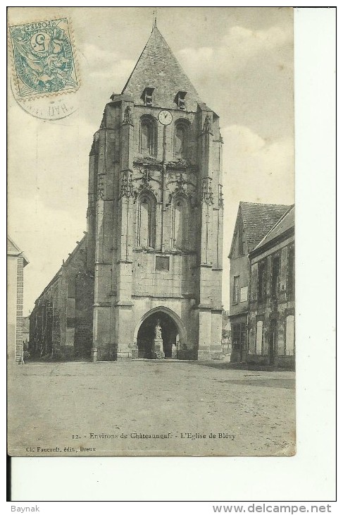 FR770   --   BLEVY  --   L `EGLISE   --  CIRCULEE  En 1904  --  2 X SCAN - Blévy