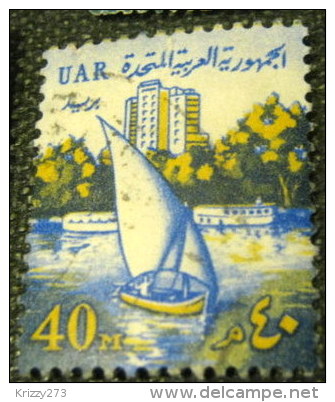 Egypt 1964 Boat On The Nile 40m - Used - Gebraucht
