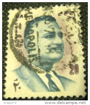 Egypt 1971 President Nasser 20m - Used - Oblitérés