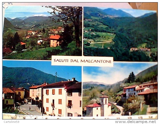 SUISSE MALCANTONE CROGLIO  BARICO  PURASCA   N1980 EQ12881 - Malcantone