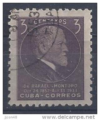 Cuba  1953  Birth Cent. Of Dr.Rafael Montoro  (o) 3c - Oblitérés