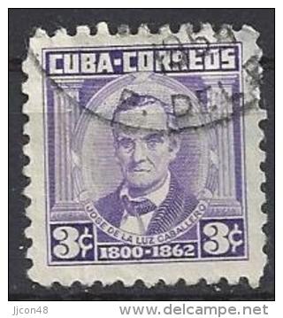 Cuba  1954  Personalities: Jose De La Luz Caballero  (o)  3c - Used Stamps