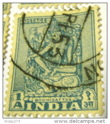 India 1949 Bodhisattva 1a - Used - Used Stamps