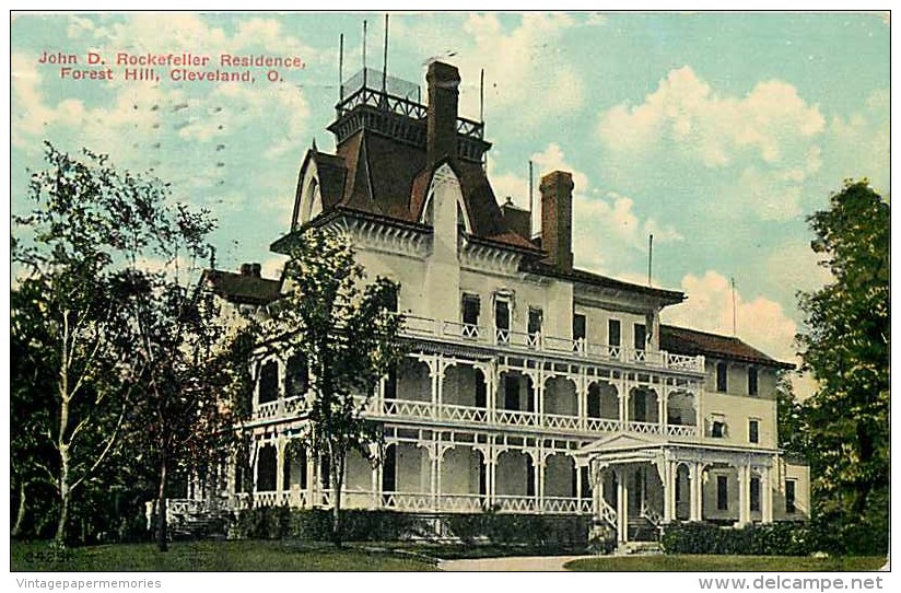 235123-Ohio, Cleveland, Forest Hill, John D Rockefeller Residence, Souvenir Post Card Co 24251 - Cleveland