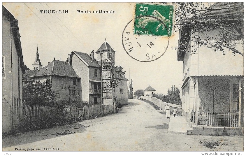 Thuellin - Route Nationale - Edition Perrin, Papetier - Autres & Non Classés