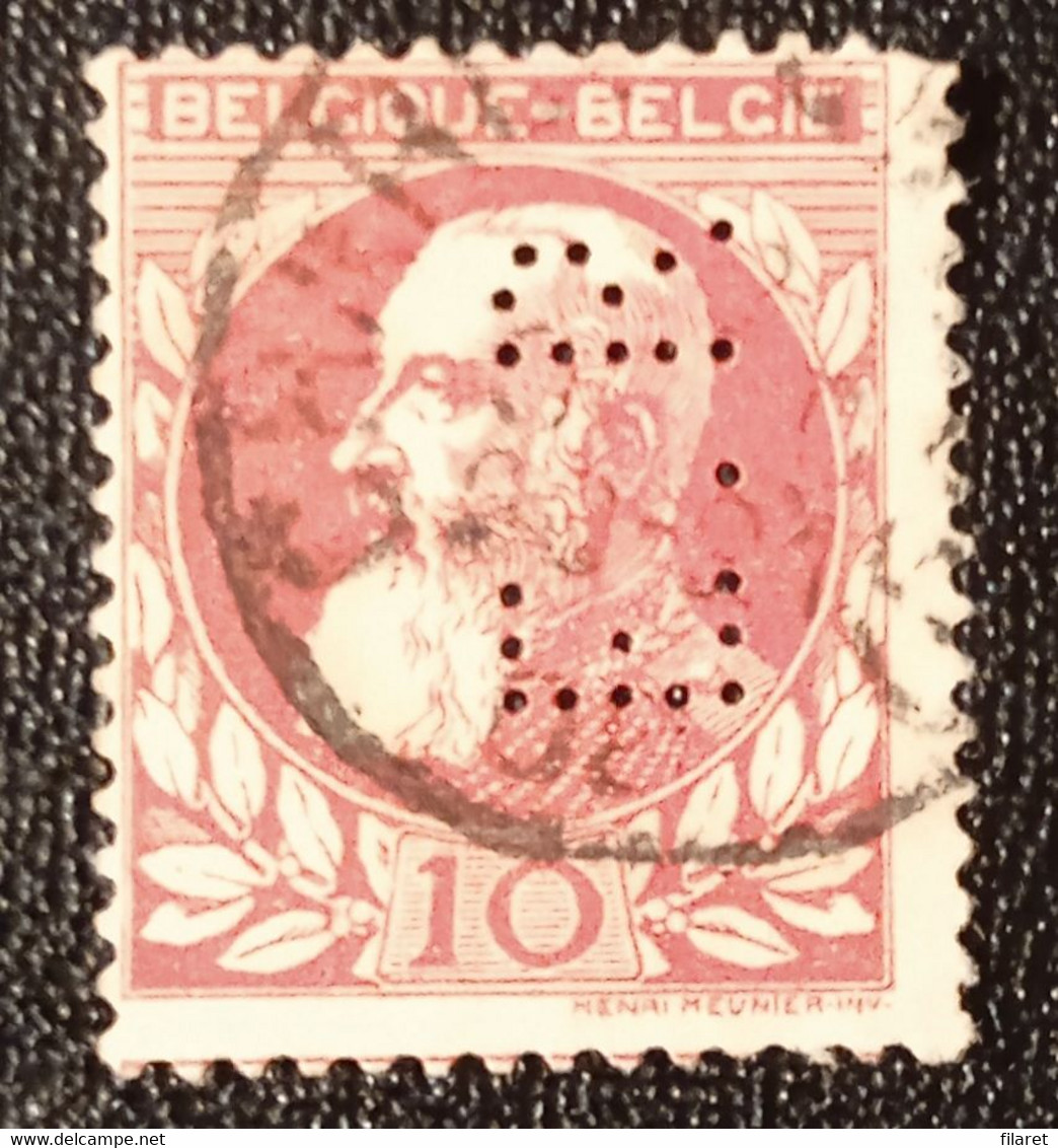 BELGIUM-PERFIN / PERFORE - 1934-51