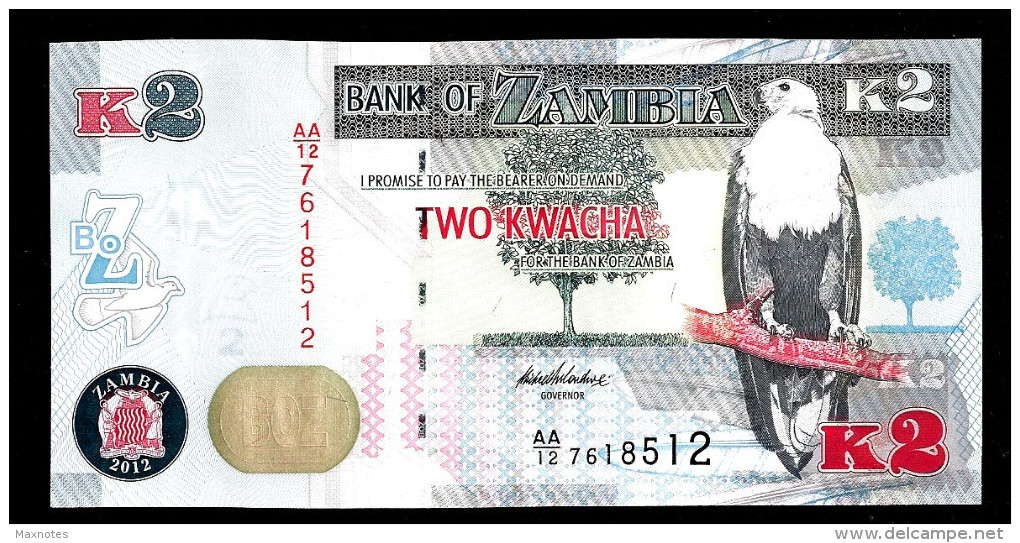 ZAMBIA : 2 Kwacha - 2012 -UNC - Zambie