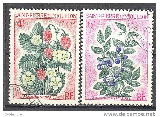 Saint Pierre Et Miquelon: Yvert N° 402/4°; Fleurs; Voir Scan - Used Stamps