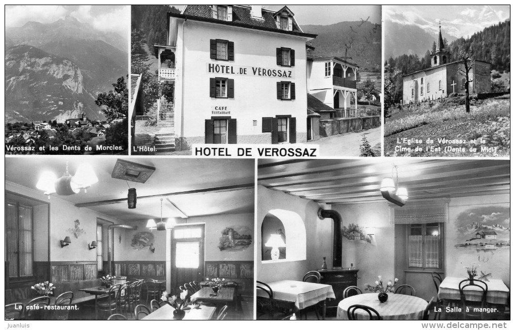 VEROSSAZ - Hôtel De Vérossaz Alt 850m Mlle A.Woeffray - Vérossaz