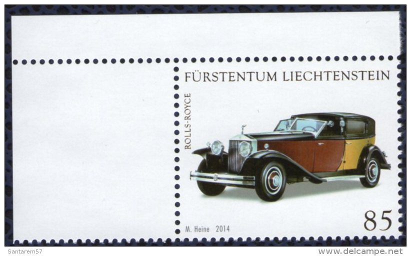 Liechtenstein 2014 Neuf Stamp Coin De Feuille Car Voiture Rolls Royce - Neufs