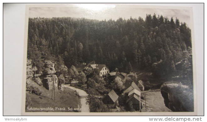 AK Schüttersmühle In Fränkischer Schweiz Vom 21.7.1930 - Forchheim