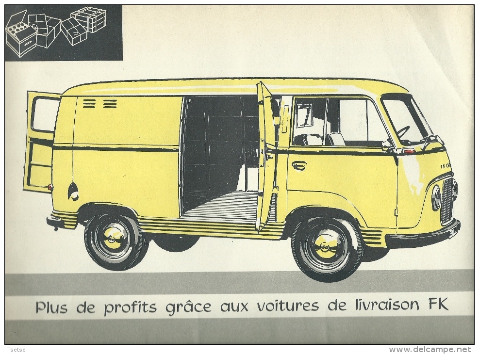 Livre Publicitaire Sur La Ford FK 1000 Et FK 1250 - Utilitaire Et Pick-Up  - Années 50 /60 ( Voir Scan , Complet ) - Auto