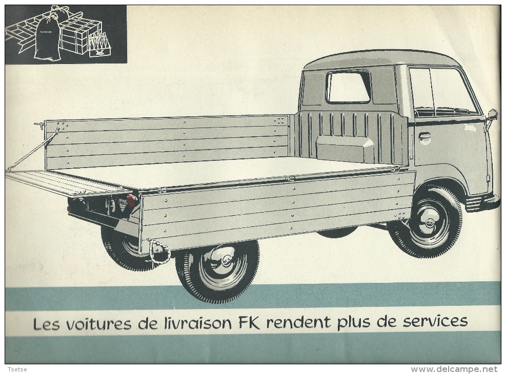 Livre publicitaire sur la Ford FK 1000 et FK 1250 - Utilitaire et Pick-Up  - Années 50 /60 ( voir scan , complet )