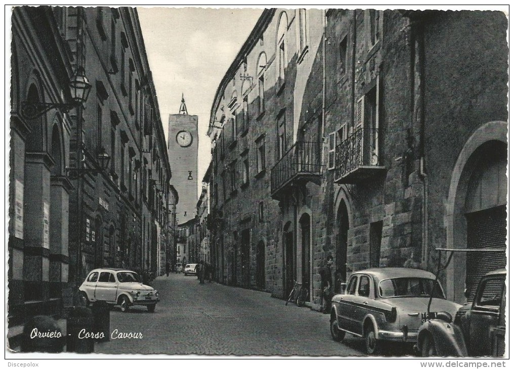 Y1751 Orvieto (Terni) - Corso Cavour - Auto Cars Voitures / Non Viaggiata - Altri & Non Classificati