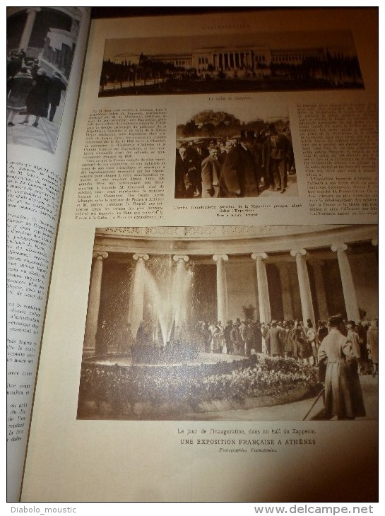 1928 AUDE;Athènes;Cosaques à Paris;Régates OXFORD-CAMBRIDGE;Sauver S-marin;CASSIS;Violonista;SBEITLA;Paris-Mut;PROVENCE - L'Illustration