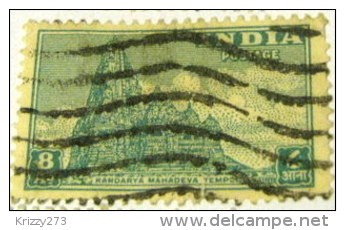 India 1949 Kandarya Mahadeva Temple 8a - Used - Usados