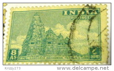 India 1949 Kandarya Mahadeva Temple 8a - Used - Usados