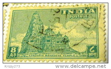 India 1949 Kandarya Mahadeva Temple 8a - Used - Usados