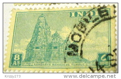 India 1949 Kandarya Mahadeva Temple 8a - Used - Gebruikt