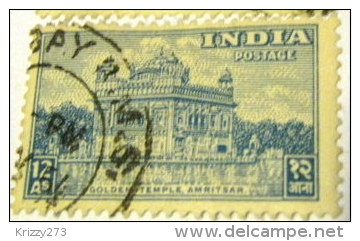 India 1949 Golden Temple Of Amritsar 12a - Used - Gebruikt