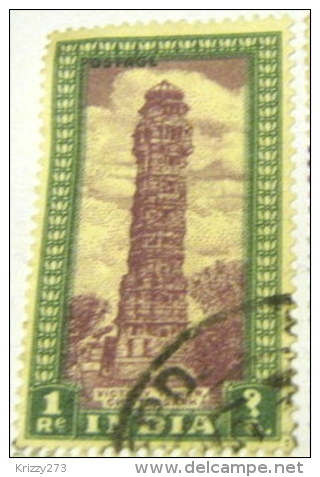 India 1949 Victory Tower Chittorgarh 1re - Used - Gebruikt