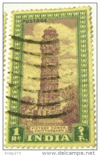 India 1949 Victory Tower Chittorgarh 1re - Used - Gebruikt