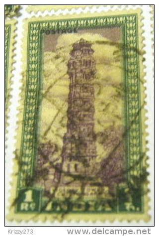 India 1949 Victory Tower Chittorgarh 1re - Used - Gebruikt