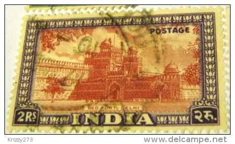 India 1949 Red Fort Delhi 2re - Used - Gebruikt