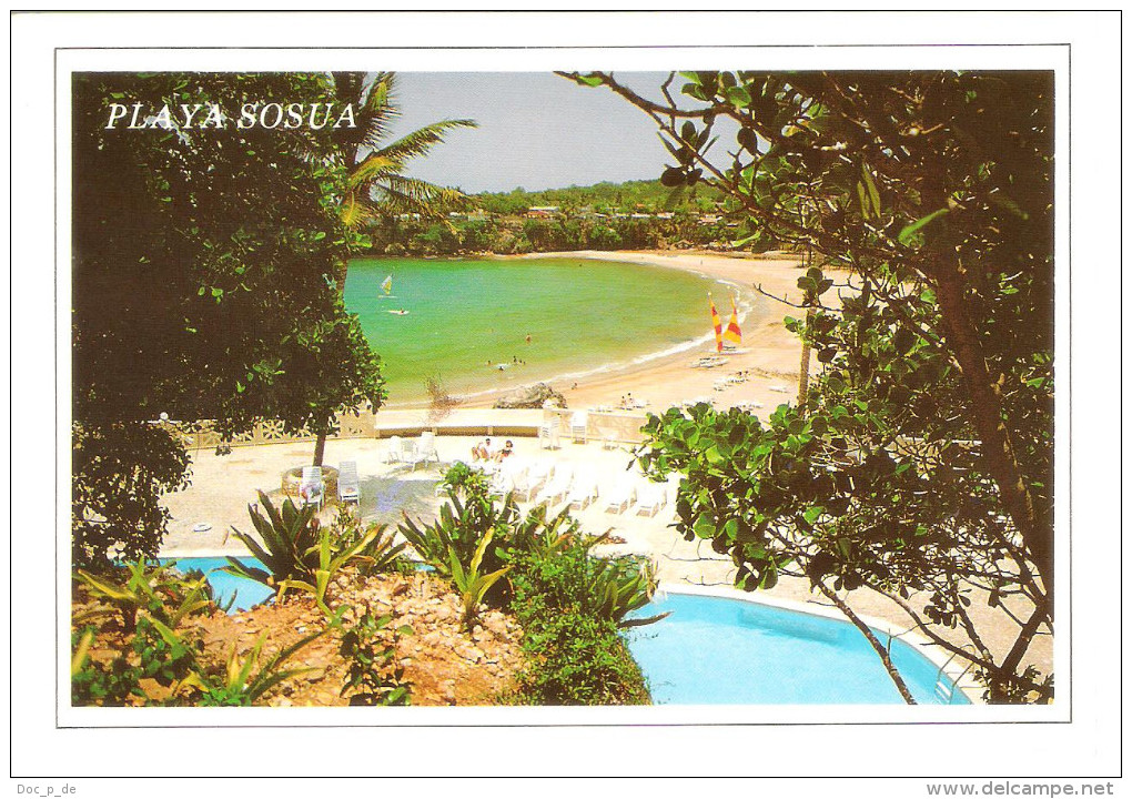 Republica Dominicana - Playa Sosua - Nice  Stamp - Dominicaanse Republiek