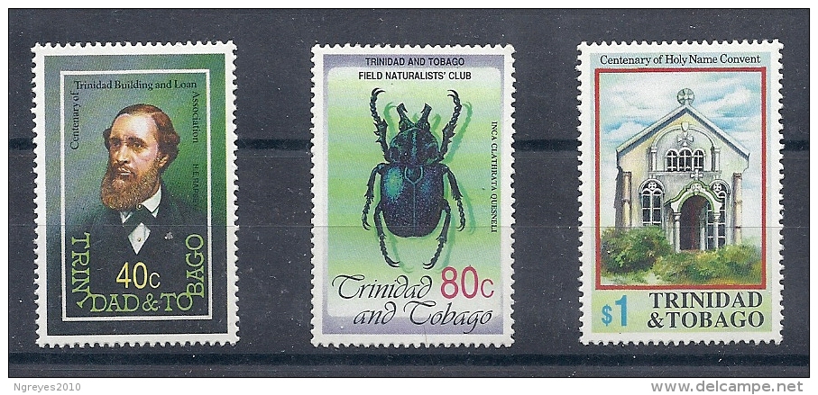 140017253  TRINIDAD Y TOBAGO   YVERT  Nº  671/3  **/MNH - Trinidad & Tobago (1962-...)