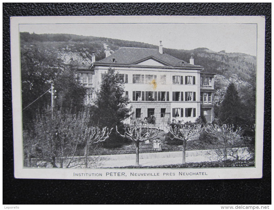 AK NEUVEVILLE Pres NEUCHATEL Ca.1910  /// D*14898 - Neuchâtel