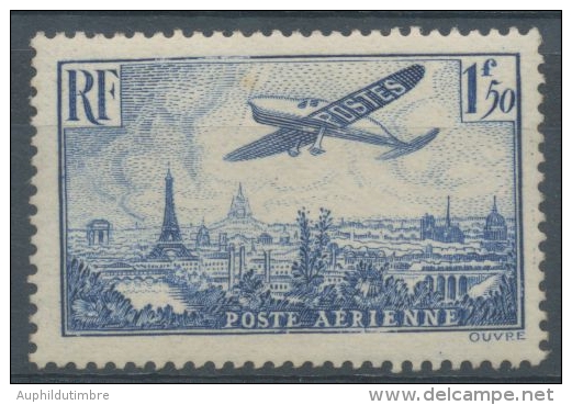 Avion Survolant Paris PA N°9 1f50 Bleu N** YA9 - 1927-1959 Neufs