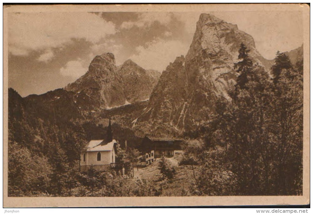 Germany - Postcard Unused - Kaisergebirge - Hinterbarnbad Anton Karghaus - Kufstein  - 2/scans - Kufstein