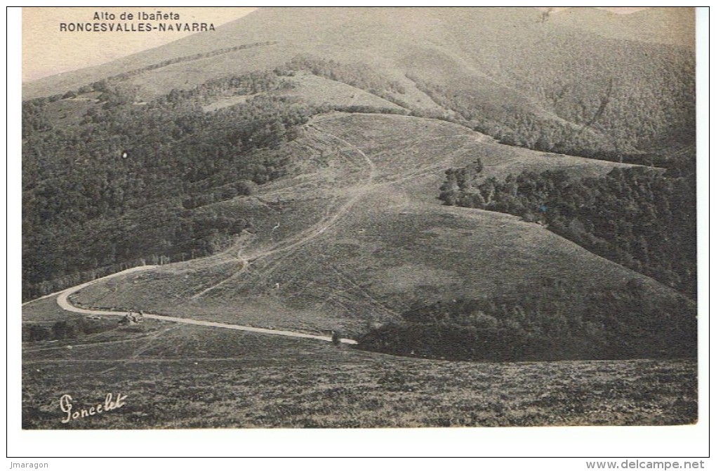 ARNEGUY - Alto De Ibañeta - Roncesvalles -  Circulée En 1933 - Tbe - Arnéguy