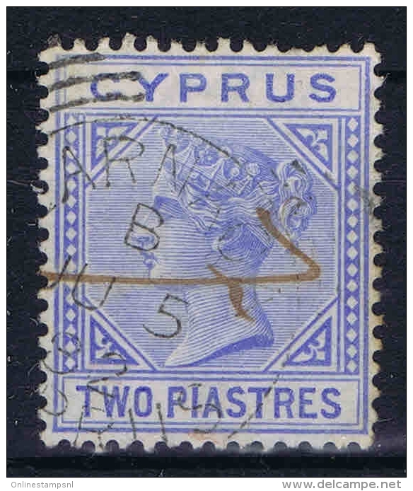 Cyprus 1881,  Yv Nr 11 Used  WM CC - Zypern (...-1960)