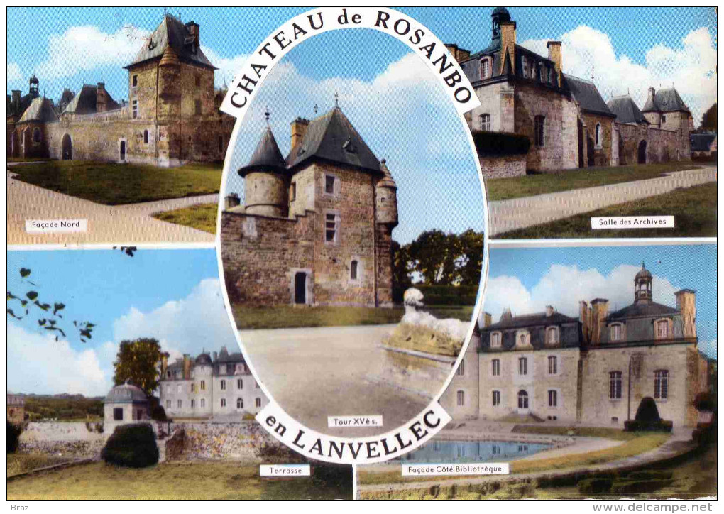 CPSM  Lanvellec Chateau De Rosanbo - Lanvellec