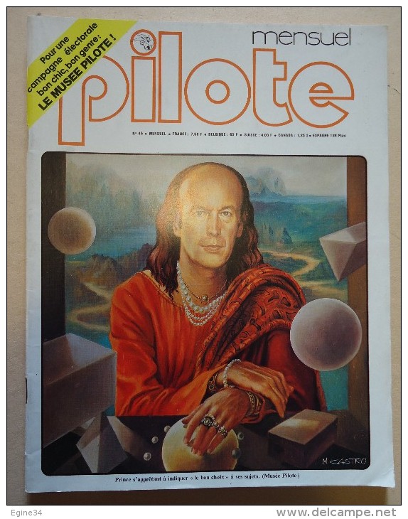 Revue -  Mensuel PILOTE No 45 Février1978  - M. Castro , Lacroix, Tardi, - Pilote