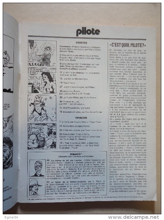 Revue -  Mensuel PILOTE No 45 Février1978  - M. Castro , Lacroix, Tardi, - Pilote