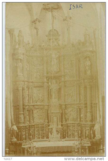 ESPAGNE ISAR CARTE PHOTO RETABLO DE LA IGLESIA - Autres & Non Classés