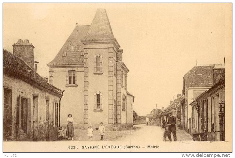 Savigne L´eveque Sarthe 72 Mairie Cadre Blanc 6221 - Andere & Zonder Classificatie