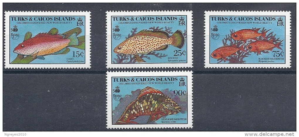 140017277  TURKS  &  CAICOS   YVERT  Nº  879/82  **/MNH - Turkmenistán